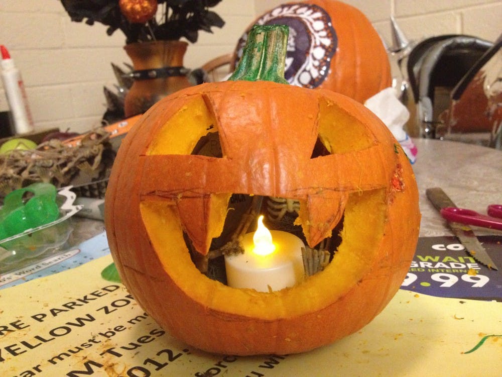 A traditional, closed-style pumpkin. Photo by Alec Damiano.