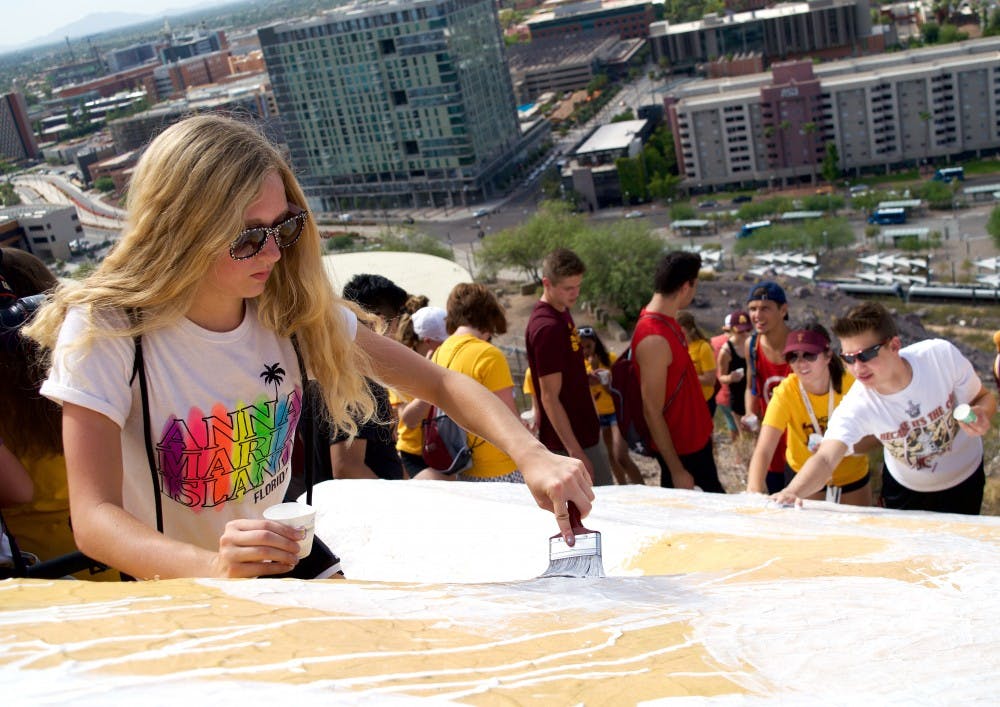 Students kick off new year with annual Whitewash the A event