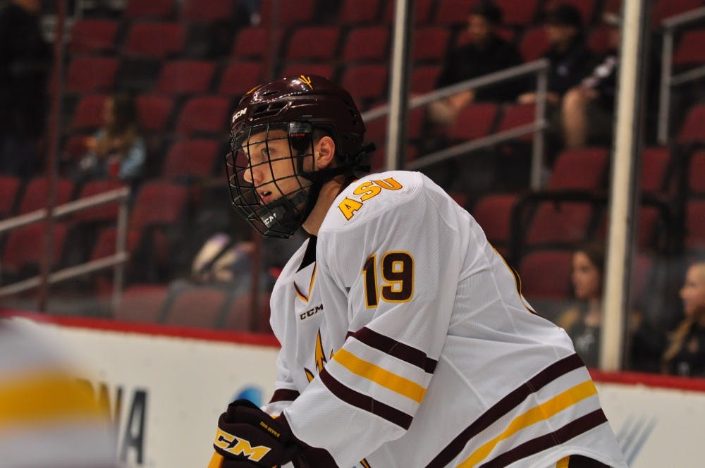 ASU Hockey Game One Matt Kennedy