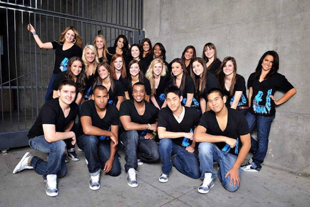 HIP-HOPPING TO HOLLYWOOD: Members of the ASU Hip-Hop Coalition pose for a group photo. The group is hoping to raise enough money through various fundraisers to perform at the Choreographers Ball at Club Avalon in Hollywood, Calif. (Photo courtesy of Mary Papuyo)