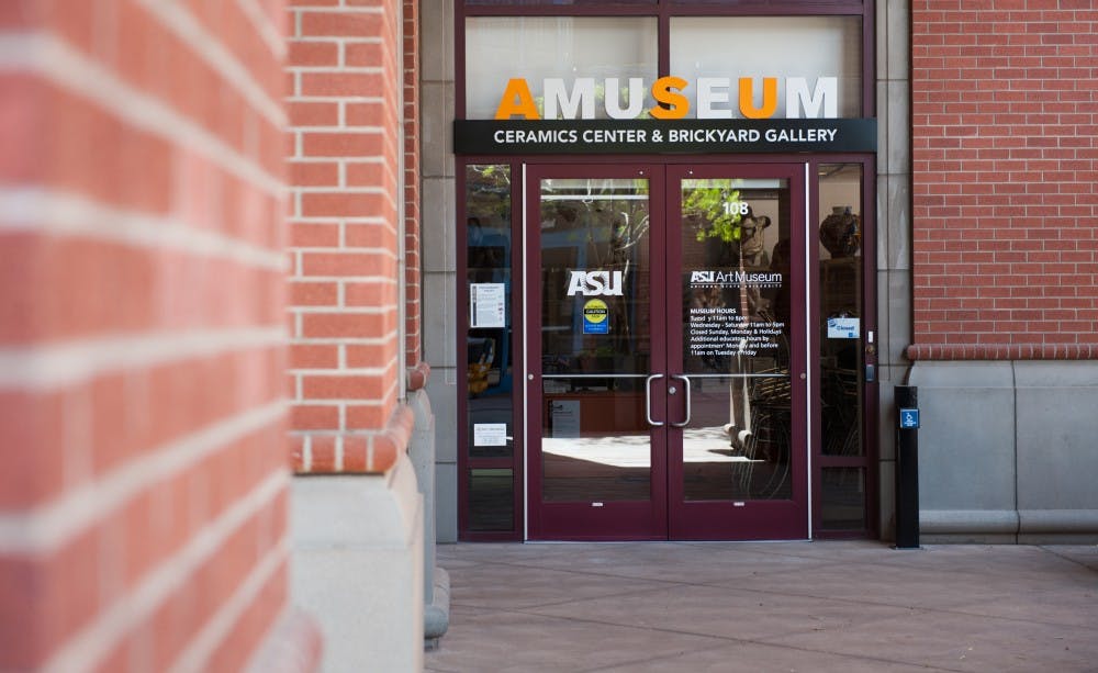 The exterior of the ASU Art Museum is pictured on Tuesday, April 26, 2016, at the Brickyard in Tempe.