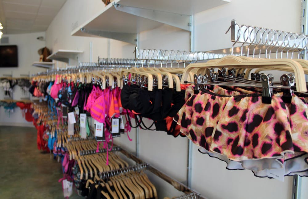 Variety of swimsuits at Swimspot. Photo courtesy Swimspot
