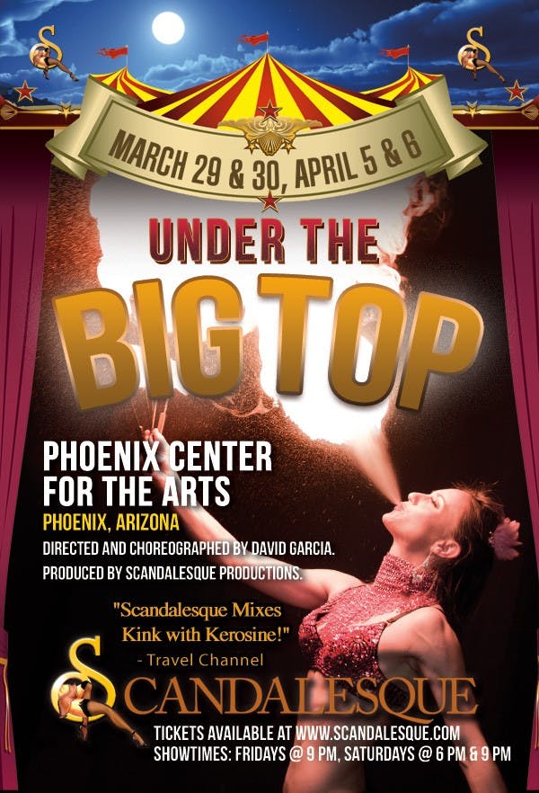 Though the show did not include fire breathing, there wasn’t much else it didn’t incorporate. Photo courtesy www.scandalesque.com