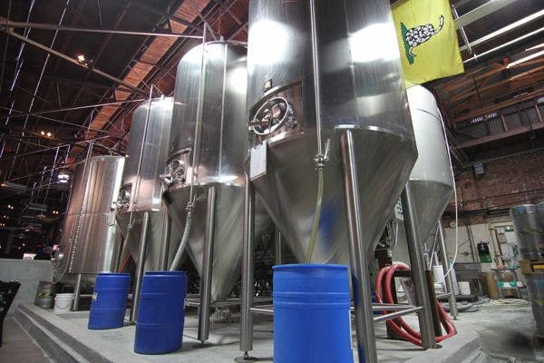 Picture within Four Peaks Brewery.