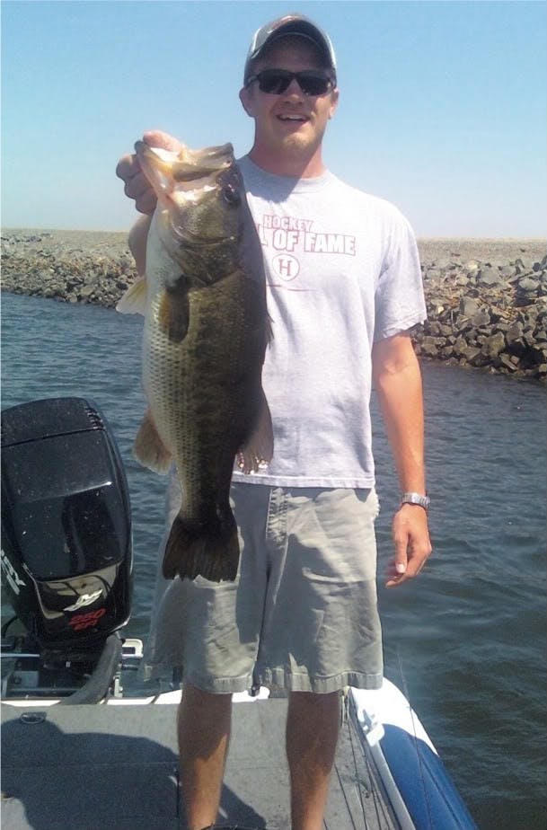 Hooking the big one is the ultimate goal. Photo courtesy of ASU Bass Fishing Team.