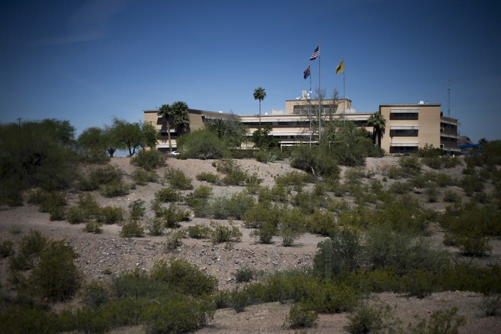 The Community Service Building, which houses the Mary Lou Fulton Teachers College Preschool, is seen on Curry Road in Tempe on Saturday, March 18, 2017. The preschool will close this July after decades of operation. 