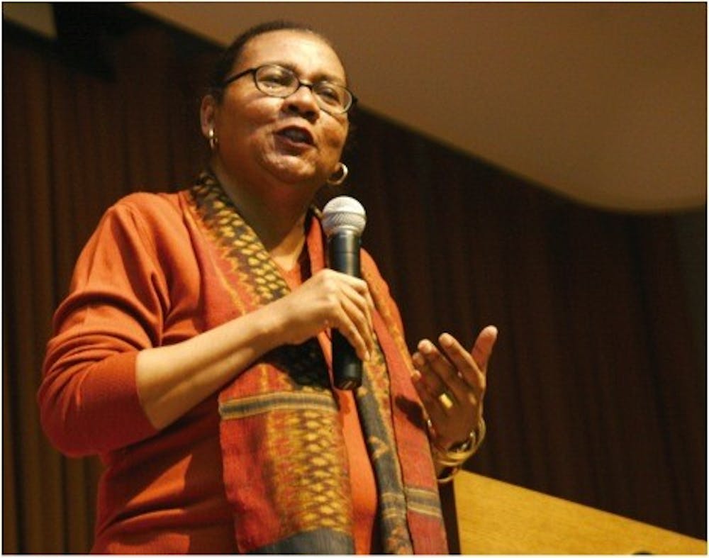 bell hooks gave Project Humanities’ keynote lecture on April 13. Picture from btchflcks.com. 
