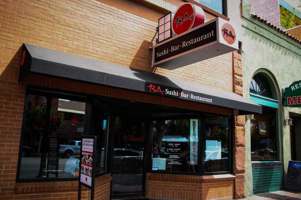Ra Sushi Bar, on Mill Avenue, is pictured on Tuesday, April 5, 2016.