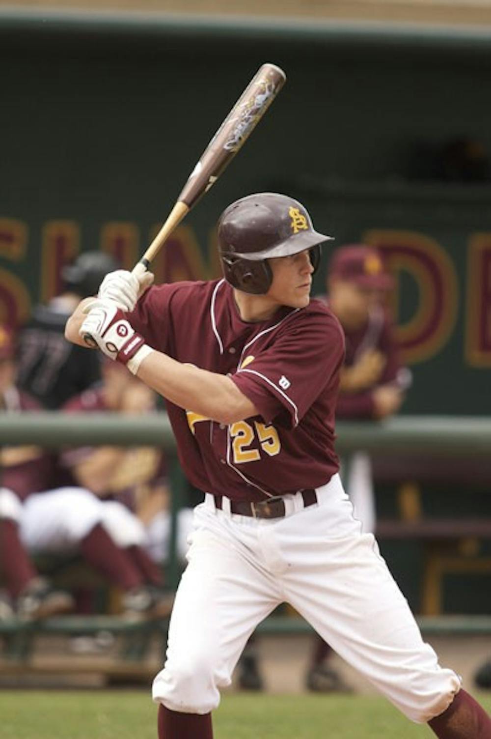 DEVILS DOWN: ASU sophomore infielder Zach Wilson had two hits in the Sun Devils’ 9-5 loss to Washington State on Sunday afternoon in Pullman, Wash. (Photo by Scott Stuk)
