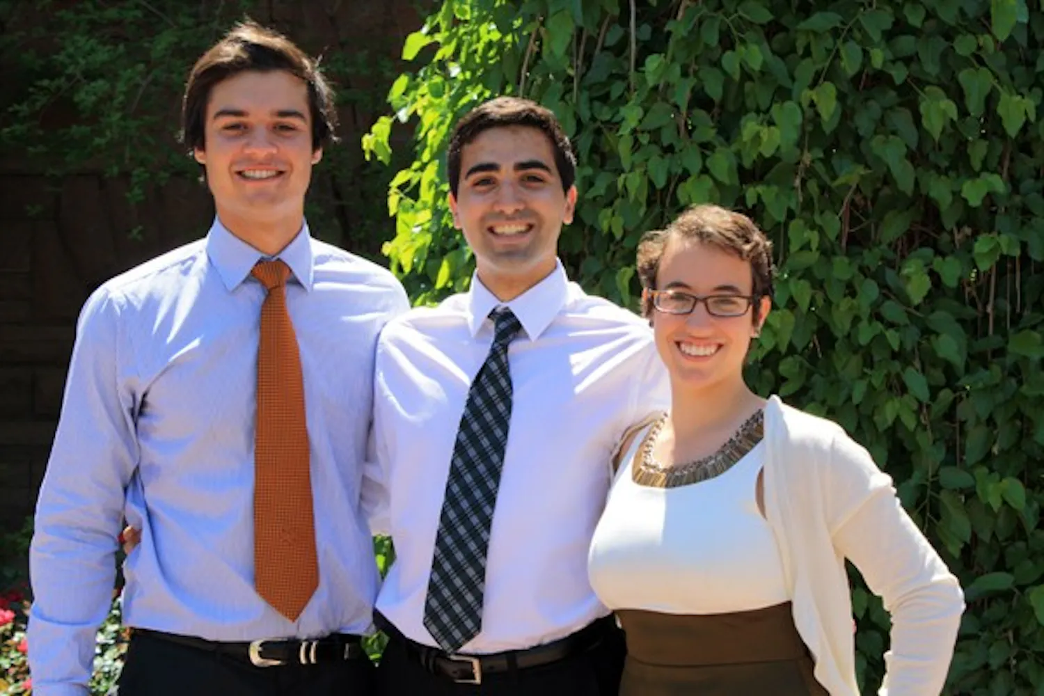Mark Naufel, Rob Wiley and Brianna Pantilione