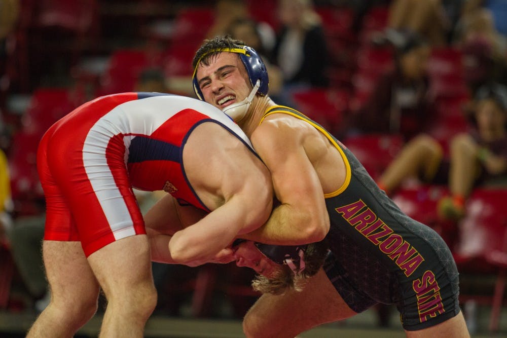 ASU Wrestling Opens Season With Maroon And Gold Intrasquad Scrimmage ...