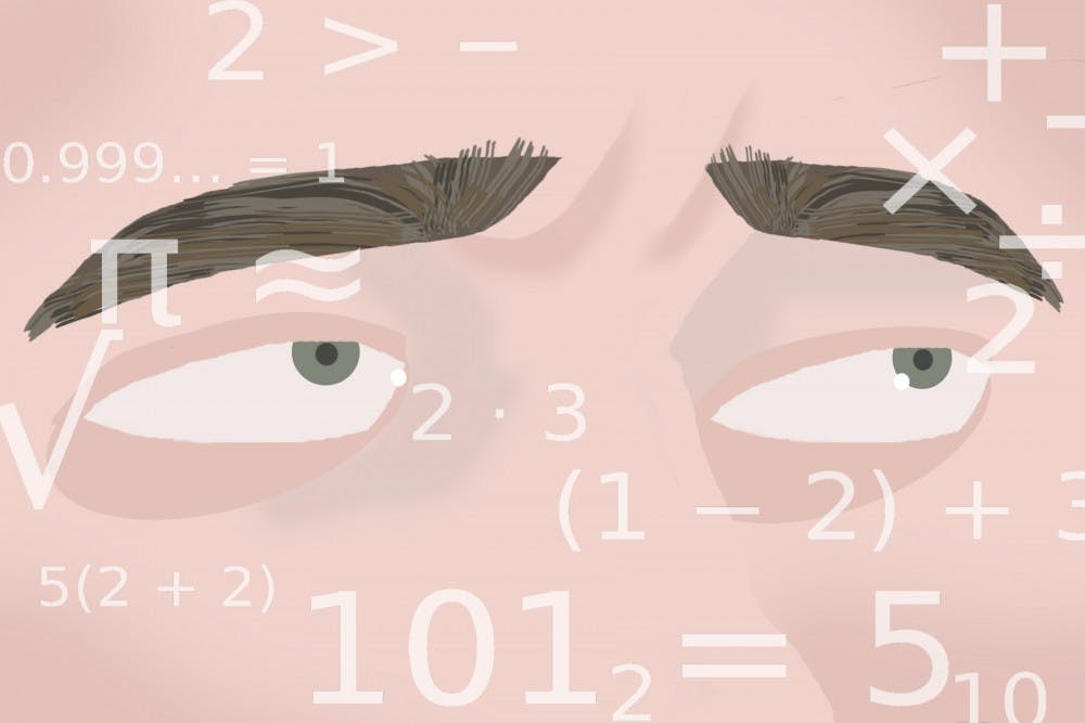 "U.S. student math scores only add up to 35th in the world." Illustration published on Thursday, March 2, 2017.