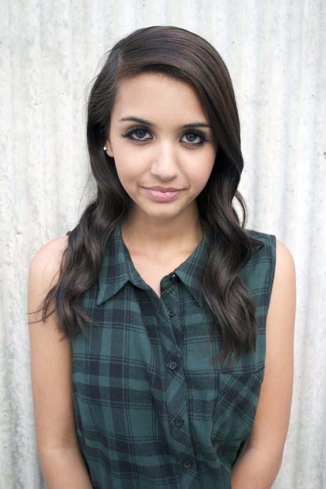 Srinivas is working her way through school with a dream of acting and music.
Photo by Pauletta Tohonnie