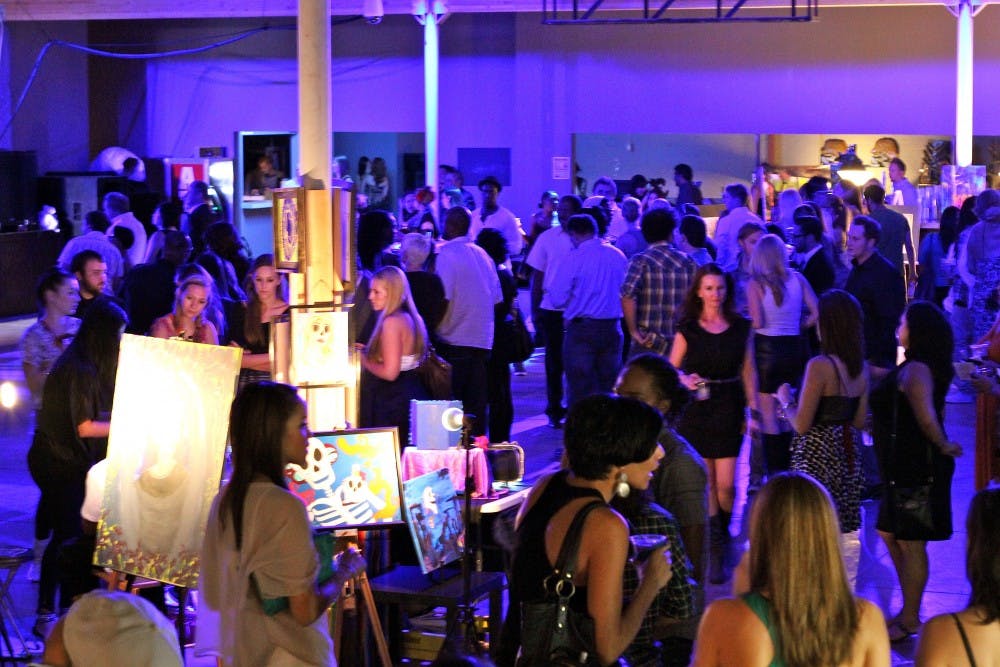 Numerous local artists displayed their work throughout the night. Photos courtesy of Christina Silvestri.