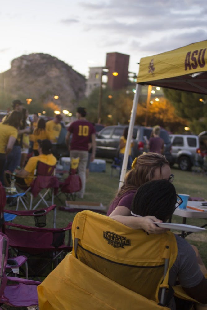 ASU's tailgating atmosphere. Photo by Jessica Obert