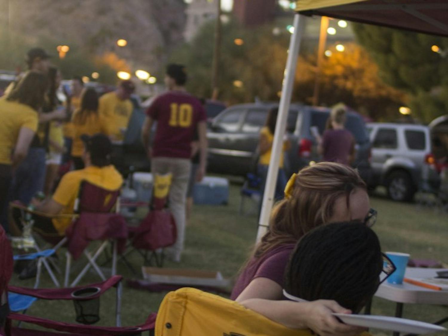 ASU's tailgating atmosphere. Photo by Jessica Obert