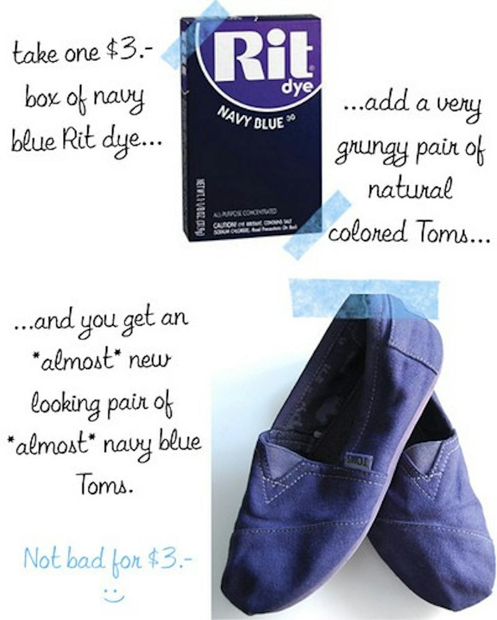 Your shoes will make a colorful transformation. Photo courtesy of Designrevolutionblog.com