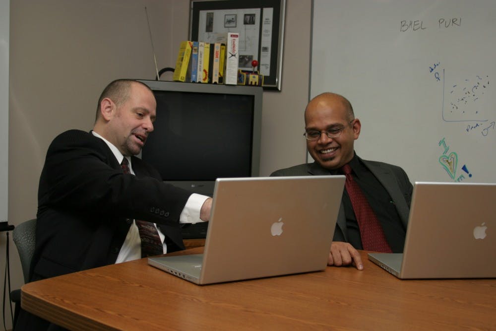 Matthew Koehler, a professor at Michigan State University,&nbsp;and&nbsp;Punya Mishra, associate dean of scholarship and innovation at ASU, develop&nbsp;the TPACK framework at MSU&nbsp;in 2010.