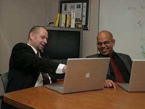 Matthew Koehler, a professor at Michigan State University,&nbsp;and&nbsp;Punya Mishra, associate dean of scholarship and innovation at ASU, develop&nbsp;the TPACK framework at MSU&nbsp;in 2010.