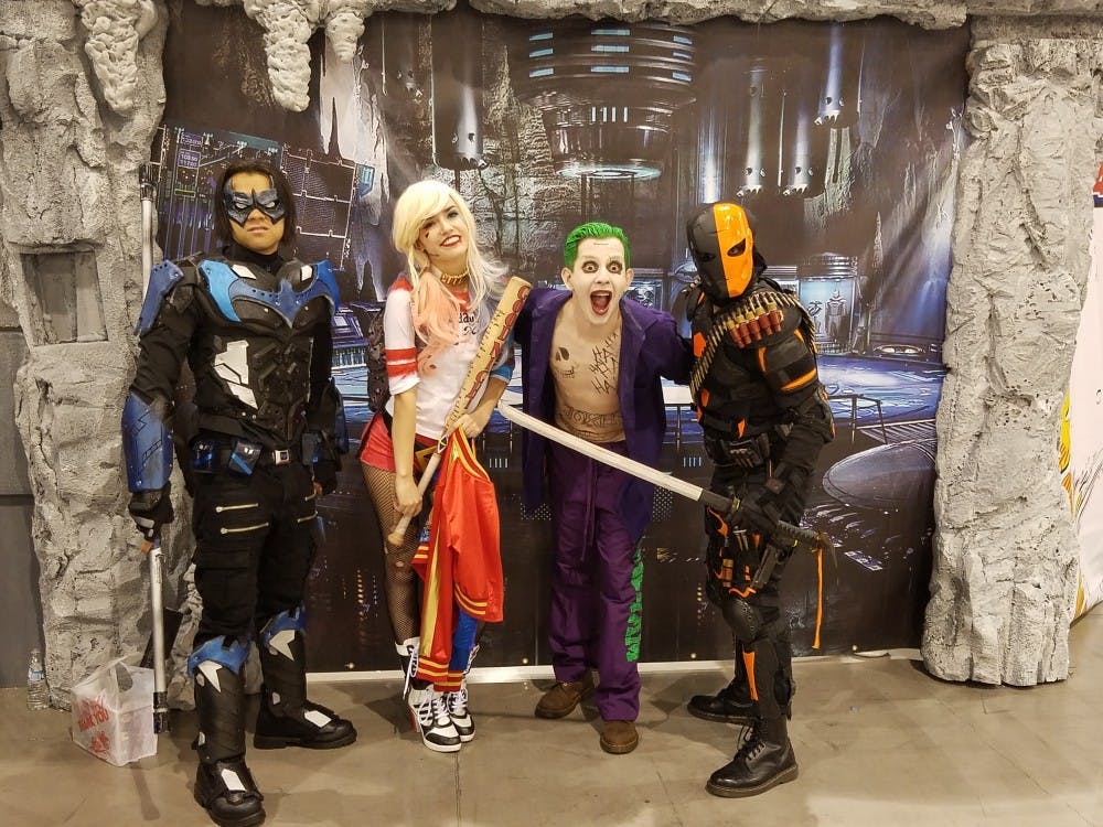 Cosplayers pose for a photo at Phoenix Comicon at the Phoenix Convention Center in June&nbsp;2016.