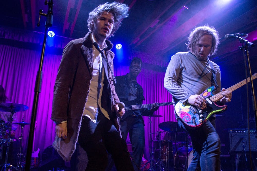 Hostile Work Environment performs Beatles covers for the Cover the Crescent charity event Beatles vs. The Stones. All proceeds went to the Sounds Academy for music education. Thursday, Feb. 2, 2017.