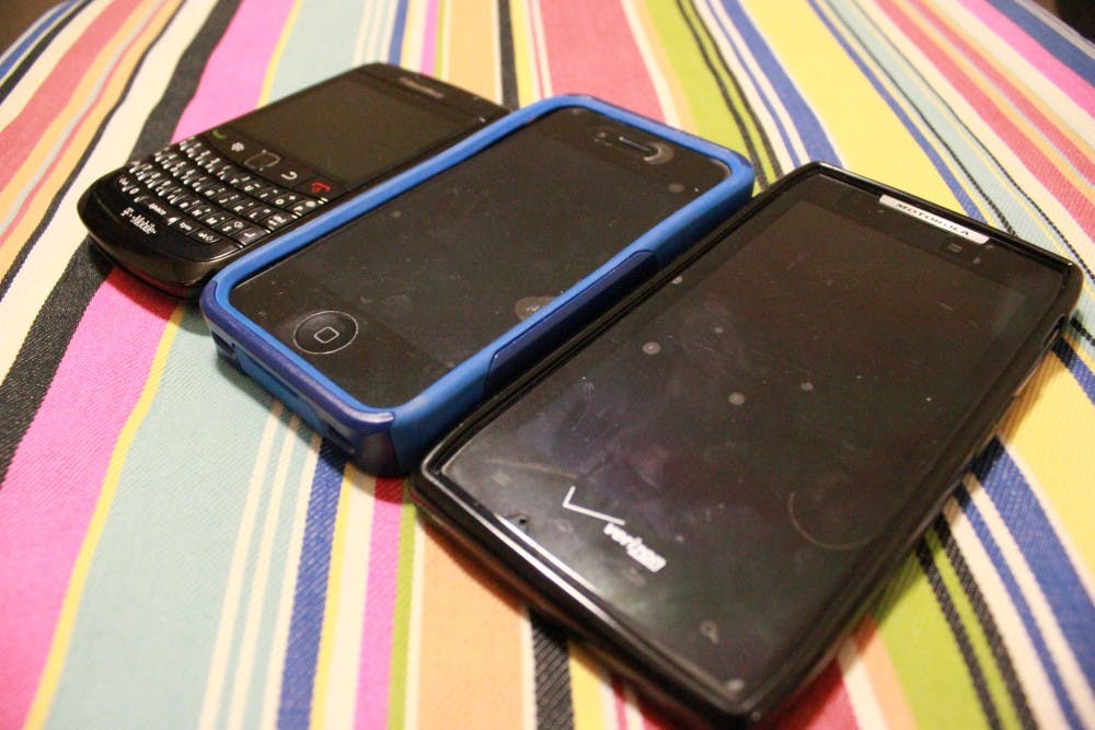 As technology improves, so does the size of the screen. But is the phone industry going too far? Photo by Courtland Jeffrey