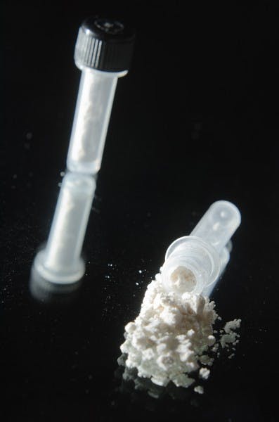 LEGAL HIGH: Bath salts, legal substances that reportedly create an effect similar to cocaine or methamphetamine, are raising concern among law enforcement agencies and communities in the valley. (Photo by Aaron Lavinsky)