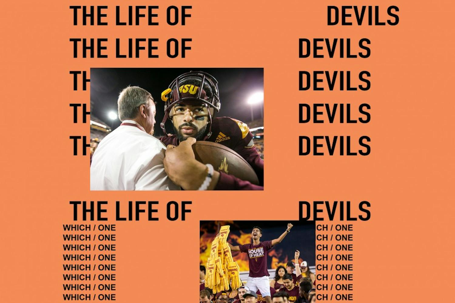 Kanye West's recent album "The Life of Pablo" is reimagined as "The Life of Devils" in this photo illustration.&nbsp;