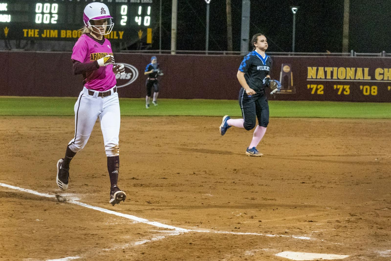 ASU softball sweeps doubleheader in comeback fashion at Littlewood