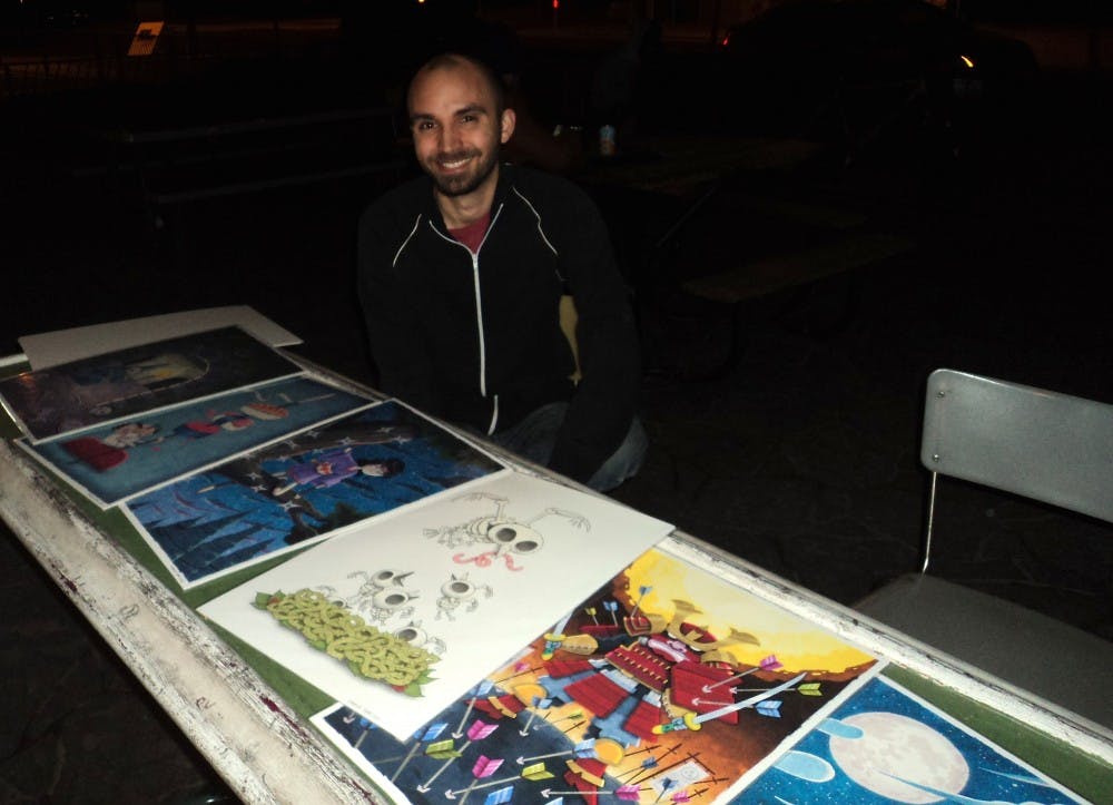 Charlie Bink hopes to one day make a living full time from his art. Photo courtesy Charlie Bink