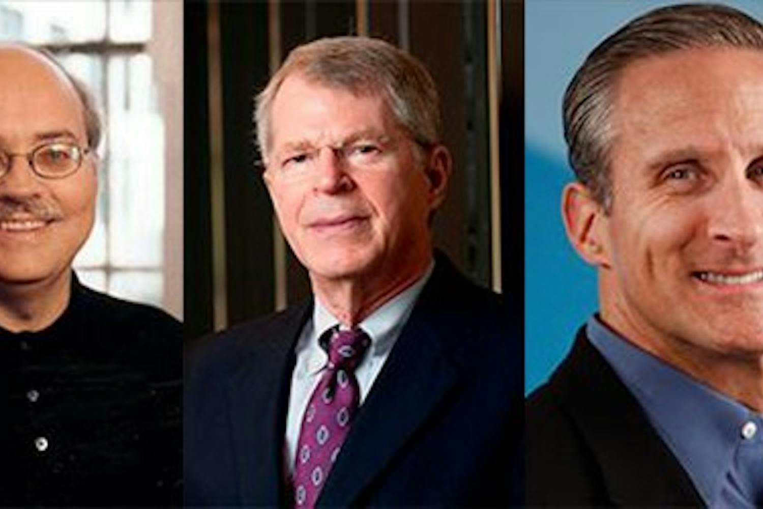 (Left to right) Chuck Robel, Leonard Berry and Brian Gentile will be inducted into W.P. Carey School of Business's Hall of Fame. (Photos Courtesy of W. P. Carey School of Business)