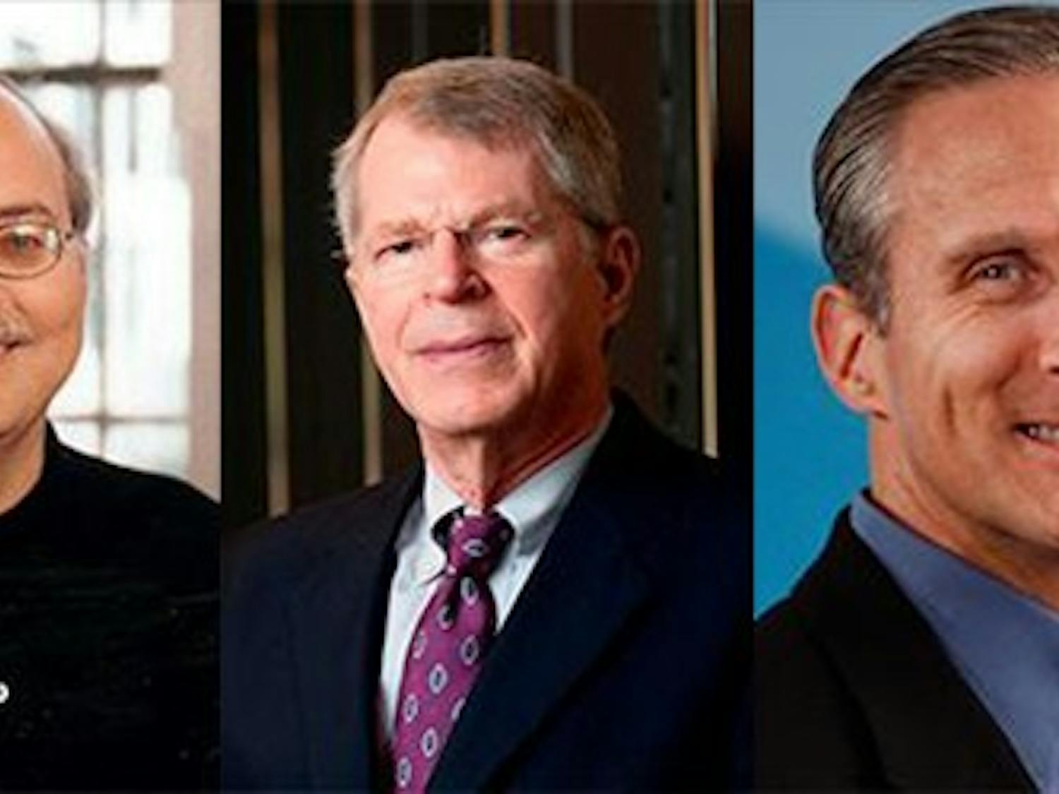 (Left to right) Chuck Robel, Leonard Berry and Brian Gentile will be inducted into W.P. Carey School of Business's Hall of Fame. (Photos Courtesy of W. P. Carey School of Business)