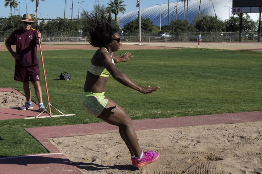 Keyasia Tibbs breaks ASU track and field triple jump record The