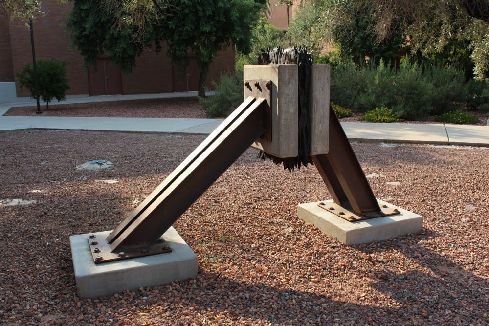 Public art on ASU Tempe Campus gallery