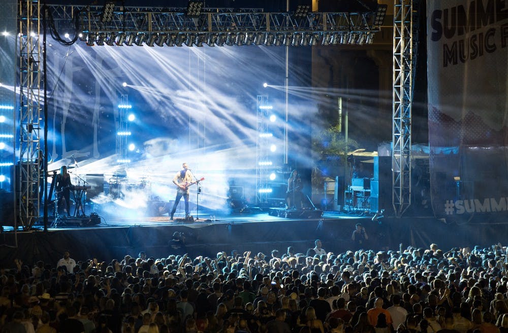 Hozier closes out the first day of the 2015 Summer Ends Concert Series in Tempe Beach Park on Thursday, Sept. 24, 2015. The series will continue this weekend, Thursday through Sunday, and will feature a range of artists. 