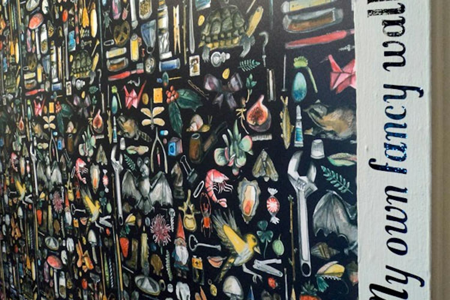 My fancy wallpaper would be drawings of wrenches, pretzels and prawns as well. Photo by Alexandria Conrad