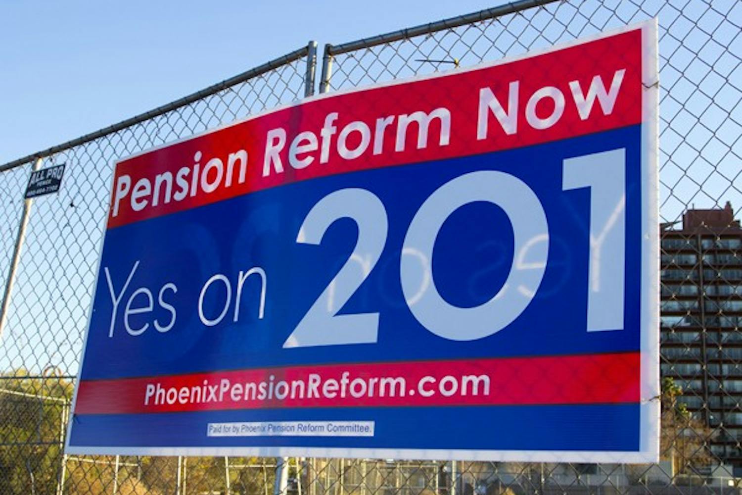 Supporters of Proposition 201 call it the Homeowners Bill of Rights. If passed, Phoenix taxpayers are expected to save more than $590 million over the next 23 years. (Photo by Ana Ramirez)