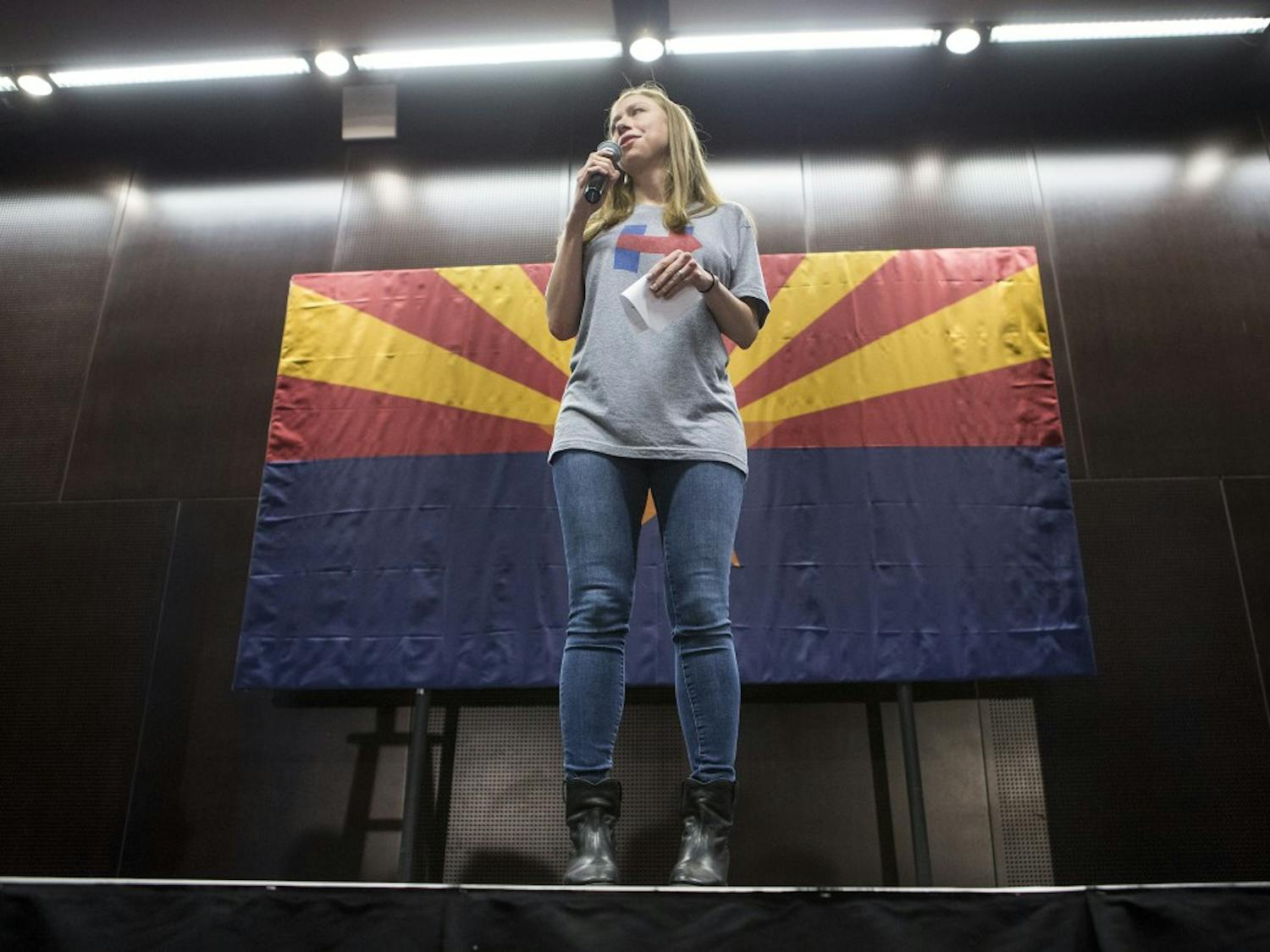 Photo Gallery: Chelsea Clinton stumps for Hillary Clinton at Tempe campaign stop