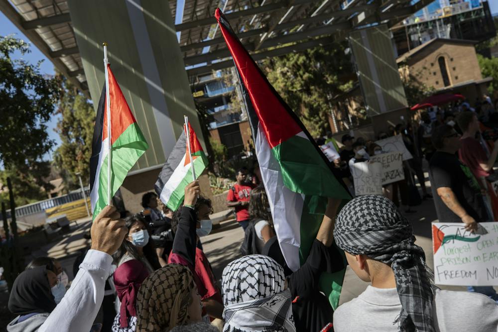 Students march on Tempe campus to rally for Palestine amid regional ...