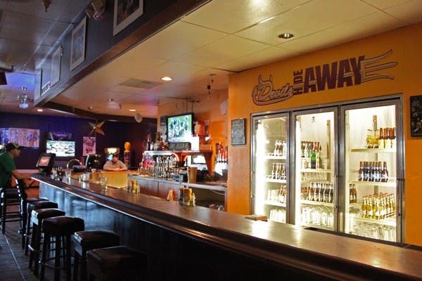 The bar at Devils Hideaway. Photo by Beth Easterbrook.