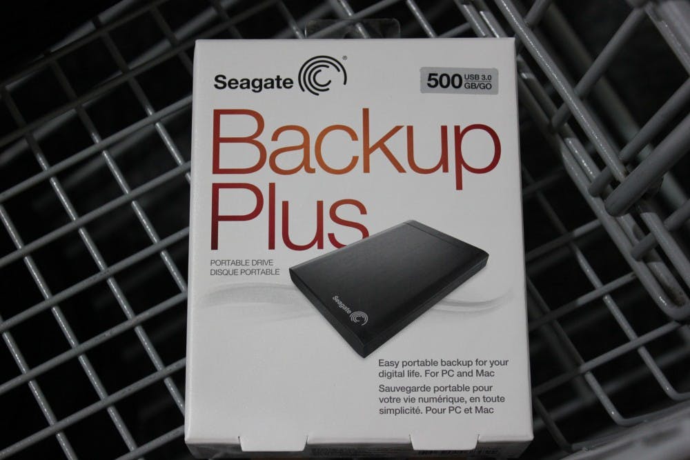 Media storage on the go-- like students always are. Photo by Courtland Jeffrey.