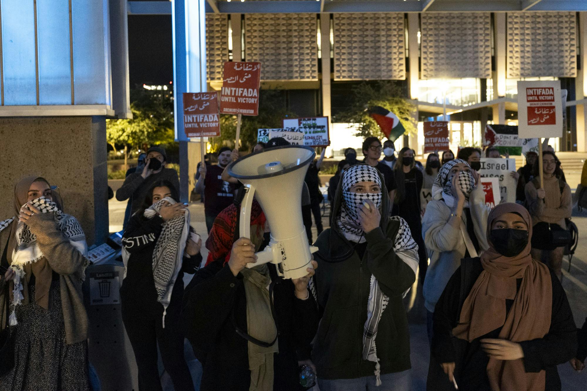 USG meeting and MU Protest
