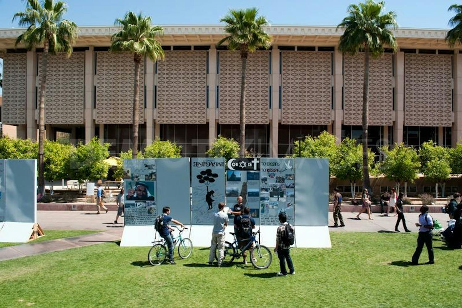 Protest of Palestinian Treatment at Arizona State University’s Tempe Campus. Photo by Parker Haeg, 2011