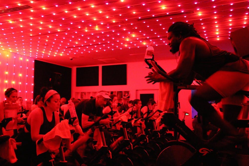 The Madison creates a dance party atmosphere while burning calories on a bike. Photo by Katie Self. 