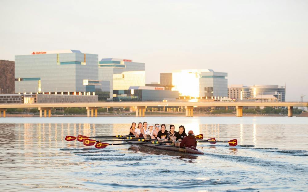 ASU's dedicated rowing team competes with their hearts out on their ...