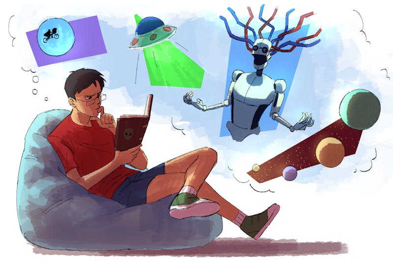 "Especially in today's individualism-dominated culture, works of fiction offer readers a much-needed opportunity to improve themselves and others around them." Illustration by: