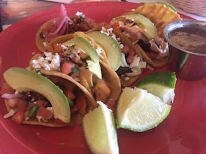 Street tacos from Barrio Cafe are pictured on Wednesday, Feb. 10, 2016.