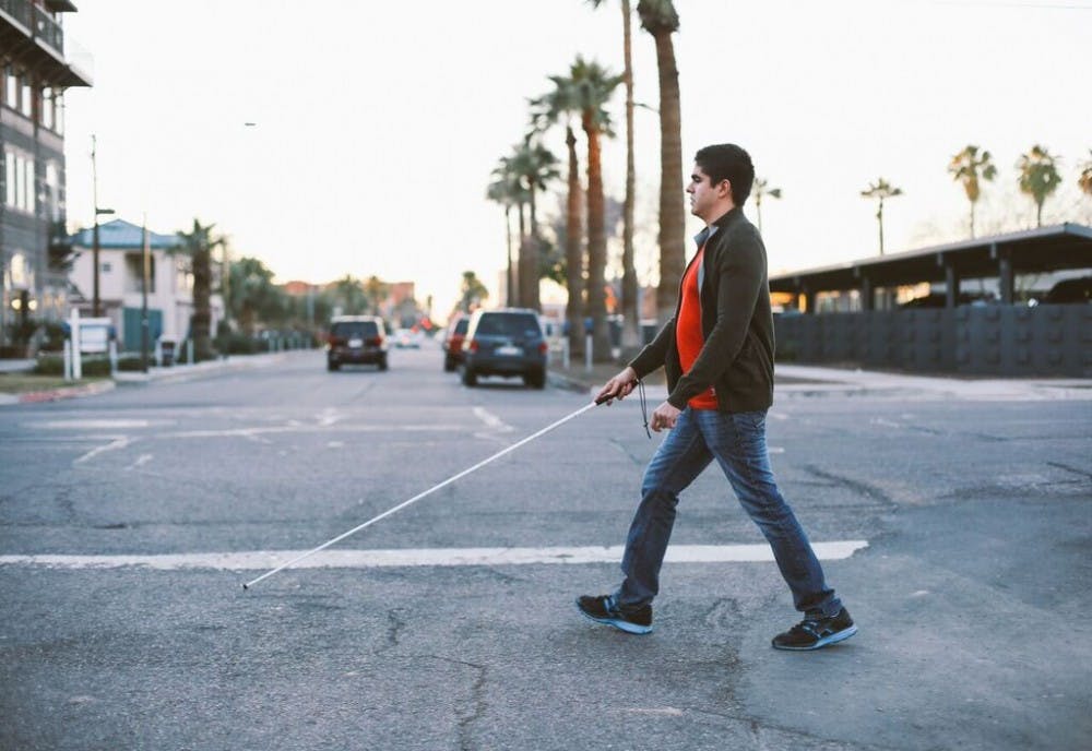 Despite his disability, Rolando Terrazas manages to live independently.&nbsp;