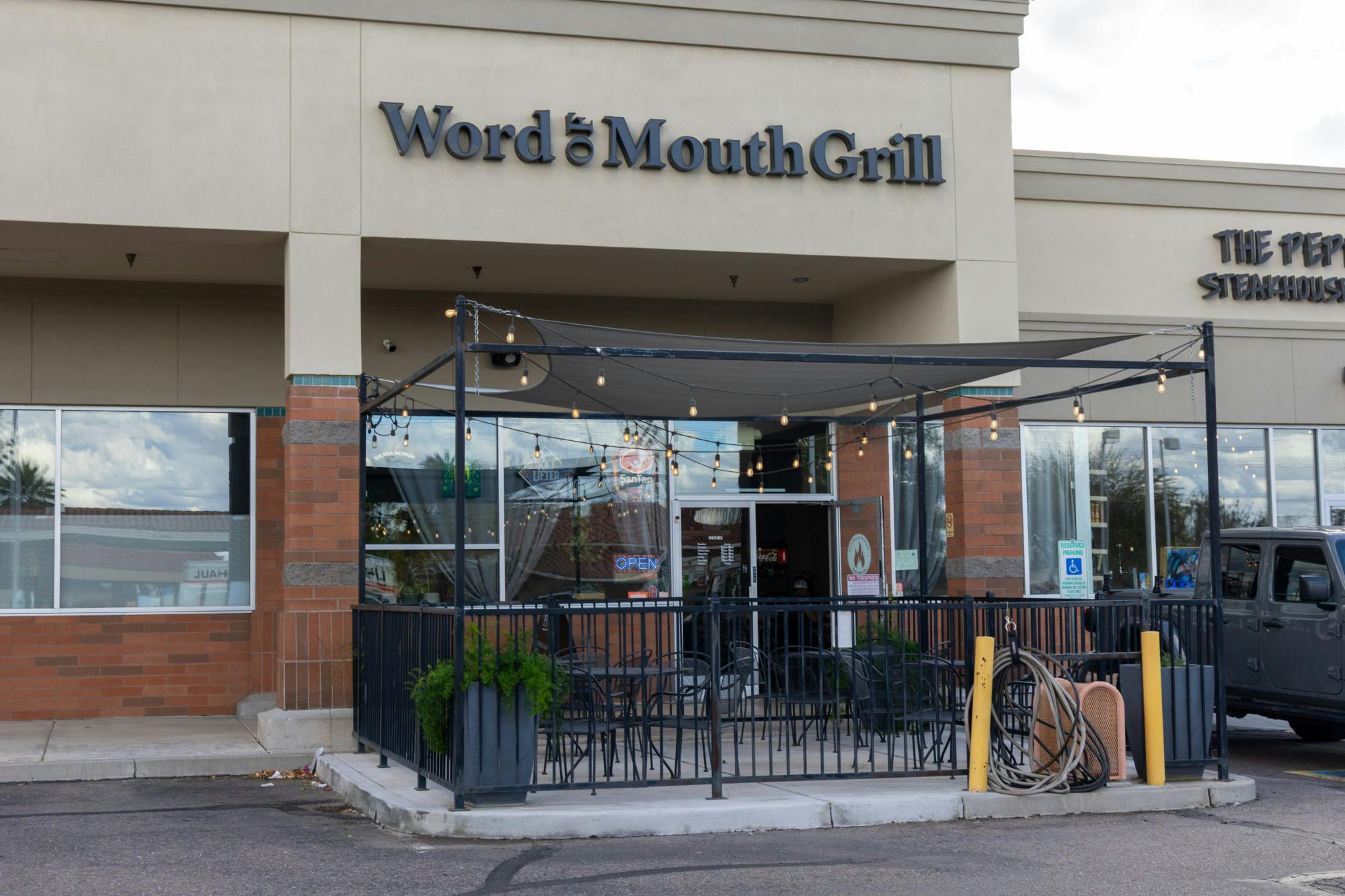 Word of Mouth Grill is pictured on Tuesday, Feb. 17, 2026, in Te