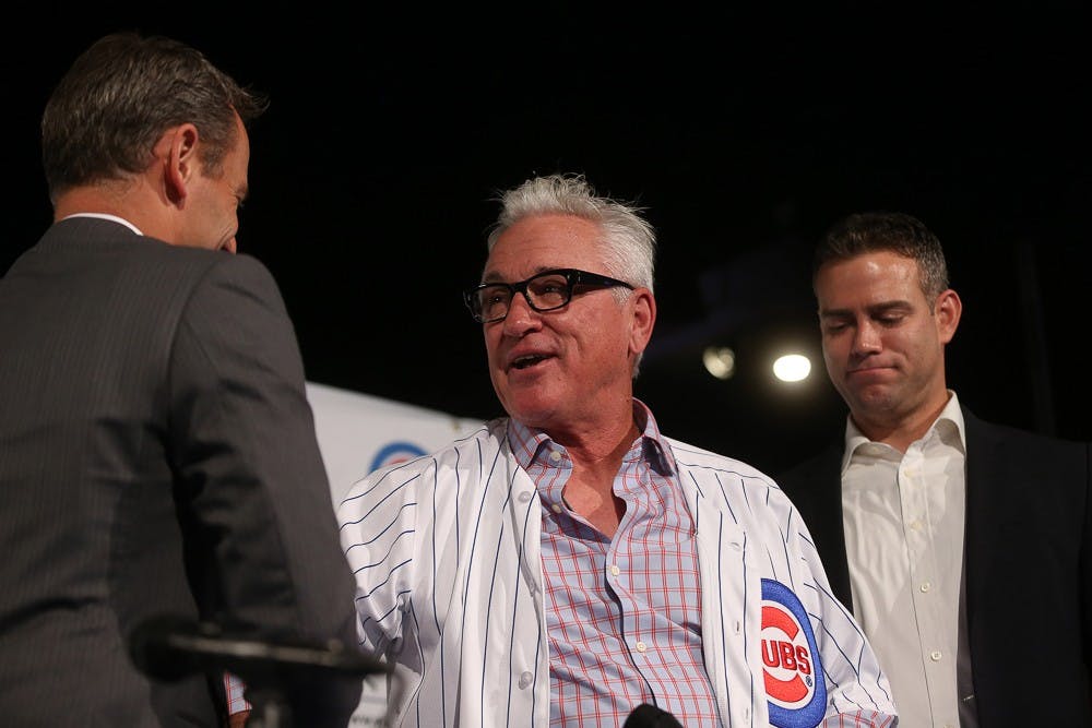 Joe Maddon Cubs jersey